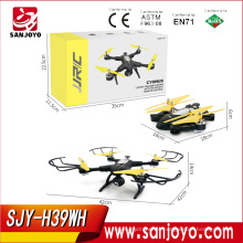 PK H37 JJRC H39WH CYGNUS Drone plegable WiFi FPV 720P HD / Air Press Altitude Hold / Modo sin cabeza Drone de potencia fuerte SJY-H39WH